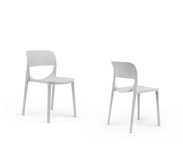 Chaise Air Polypropylène – Gris
