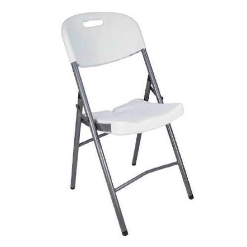CHAISE-PLIANTE-POLYPRO-GRIS-CLAIR