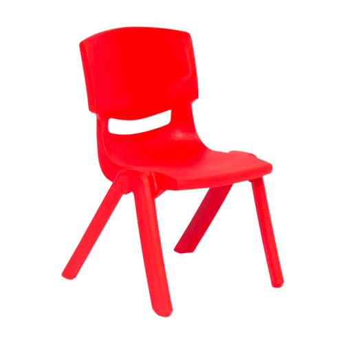 CHAISE-POLYPRO-ROUGE-H39