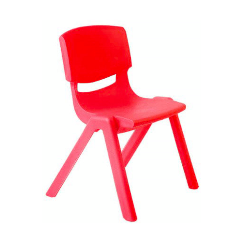 CHAISE-POLYPRO-ROUGE-H46