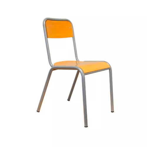 CHAISE-SCOLAIRE-T6-GRIS-RAL-46cm
